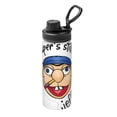 thumbnail image 1 of Lsque Sml Jeffy Pattern Water Bottle,18oz Sports Insulated Kettle for Cycling Gym Basketball Outdoor, Suitable as a Present, 1 of 8