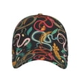 thumbnail image 1 of Lsque Snake And Flower Baseball Cap Trucker Low Profile Hat Golf Dad Hat Adjustable Original Classic Unconstructed Plain Cap Men Women, 1 of 9