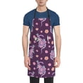 thumbnail image 1 of Lsque Snake And Flower Waterproof Apron Chef Aprons for Men Heavy Duty Chemical Work Apron Extra Long Grilling Aprons with Adjustable Bib Apron, 1 of 9