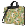 thumbnail image 1 of Lsque Snake And Floral Pattern Laptop Bag – Portable & Slim Single-Shoulder Computer Case with Adjustable Strap, Protective, Lightweight for 13”/14”/15.6” Laptops, 1 of 8