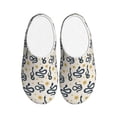 thumbnail image 1 of Lsque Snake Pattern Womens Comfort Cotton on Scuff With Memory Foam and Anti-skid Sole Slipper-37/38, 1 of 7