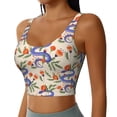 thumbnail image 1 of Lsque Snake Printed Women'S Sports Bra, Compression, Moisture Wicking, High-Impact Sports Bra For Women,Supportive sports bra-Small, 1 of 9