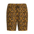 thumbnail image 1 of Lsque Snake Skin Mens Sleep Pajama Shorts,Short Pajama Pants, Cotton Ultra-Soft Knit-Medium, 1 of 9