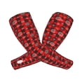 thumbnail image 1 of Lsque Snowflakes On A Buffalo Plaid Cooling Arm Sleeves for Men & Women -Compression Sleeves to Cover Arms for Working,Sun Sleeves for UV Protection,Breathable, Moisture-Wicking, 1 of 8