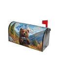 thumbnail image 1 of Lsque Snowy Mountain Photography Bear Mailbox Cover Standard Size ,Magnetic Mailbox Covers Post Wraps Letter Box Cover -25.5x21 in, 1 of 9