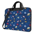 thumbnail image 1 of Lsque Space Pattern Laptop Bag – Portable & Slim Single-Shoulder Computer Case with Adjustable Strap, Protective, Lightweight for 13”/14”/15.6” Laptops, 1 of 8