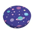 thumbnail image 1 of Lsque Space Pattern Round Bar chair cushion covers Velvet Fabric Premium Comfort Protects from Scratches and Stains for 14-17 Inch Chair-12 inch, 1 of 7