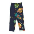 thumbnail image 1 of Lsque Space Print Women's Pajama Pants, Lounge Pant - Comfortable Home Wear,Elastic Waistband, Stylish Design-X-Large, 1 of 9
