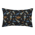 thumbnail image 1 of Lsque Space Rocket Pattern Pillow Case – Soft & Cozy Throw Pillow Cover, Hypoallergenic Cushion Case for Sleeping Women with Envelope Closure-16"x24", 1 of 6
