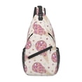 thumbnail image 1 of Lsque Sparkling Ice Cream Pattern Cross Chest Bag Diagonally – Premium Durable Front Chest Sling with Adjustable Padded Strap, High-Capacity Storage, 1 of 8