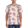 thumbnail image 1 of Lsque Sparkling Ice Cream Pattern Mens Polo Golf Shirts Funny Graphics Shorts Sleeve Button Shirts Baseball T-shirt-3X-Large, 1 of 7