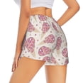 thumbnail image 1 of Lsque Sparkling Ice Cream Printed Women's Running Shorts with Liner Pockets,Elastic Quick Dry Workout Athletic Gym Yoga Shorts,Womens High Waist Shorts-Medium, 1 of 9