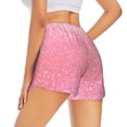 thumbnail image 1 of Lsque Sparkly Glitter Printed Women's Running Shorts with Liner Pockets,Elastic Quick Dry Workout Athletic Gym Yoga Shorts,Womens High Waist Shorts-Medium, 1 of 9
