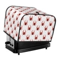 thumbnail image 1 of Lsque Spiders Insects Print 4 Slice Toaster Cover , Kitchen Appliance Dustproof Protector , Toaster Protector Dustproof Kitchen Appliance Cover, 1 of 7