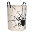 thumbnail image 1 of Lsque Spiders On The Web 1 pattern Laundry Hamper Basket, Tall Woven Rope Hamper Basket for Clothes, Lightweight Storage Basket, Collapsible Waterproof-Medium, 1 of 8