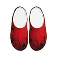 thumbnail image 1 of Lsque Spiders On The Web And Space Pattern Womens Comfort Cotton on Scuff With Memory Foam and Anti-skid Sole Slipper-37/38, 1 of 7
