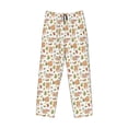 thumbnail image 1 of Lsque Squirrel And Mushroom Print Men's Pajama Pants, Lounge Pant - Comfortable Home Wear,Elastic Waistband, Stylish Design-X-Large, 1 of 9
