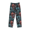 thumbnail image 1 of Lsque Squirrel Owl Autumn Maple Leaves Print Men's Pajama Pants, Lounge Pant - Comfortable Home Wear,Elastic Waistband, Stylish Design-Small, 1 of 9