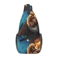 thumbnail image 1 of Lsque Squirrel Sleeping In Tree Pattern Cross Chest Bag Diagonally – Premium Durable Front Chest Sling with Adjustable Padded Strap, High-Capacity Storage, 1 of 8
