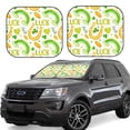 thumbnail image 1 of Lsque St Patrick's Day1 2 PCS Windshield Sun Shade | CarFoldable Window Covers | Car Accessories Reflect UV for Universal Cars SUV Truck | Large, 1 of 1