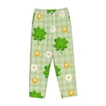 thumbnail image 1 of Lsque St Patrick's Day11 Print Women's Pajama Pants, Lounge Pant - Comfortable Home Wear,Elastic Waistband, Stylish Design-XX-Large, 1 of 9