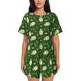 thumbnail image 1 of Lsque St. Patrick's day 6 Pattern Women's Short-Sleeved Pajama Set - 2 Piece Soft and Lightweight Sleepwear Set-XX-Large, 1 of 6
