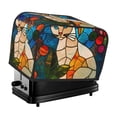 thumbnail image 1 of Lsque Stained Glass Cat Art Print 2 Slice Toaster Cover , Kitchen Appliance Dustproof Protector , Toaster Protector Dustproof Kitchen Appliance Cover, 1 of 7