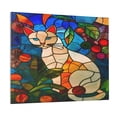 thumbnail image 1 of Lsque Stained Glass Cat Art Print Wall Art – Decorative Picture for Living Room, Bedroom, and Office (Horizontal), 1 of 6