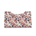 thumbnail image 1 of Lsque Starfish Shell Printed Long Tissue Box Cover Holder, Facial Paper Organizer Dispenser,Triangle with Bottom Belt, PVC Leather Decorative Organizer, 1 of 9