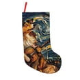 thumbnail image 1 of Lsque Starry Night Guitar Dog Pattern 18 Inch Christmas Stockings, Festive Holiday Stocking for Christmas Decorations Holiday Decor, 1 of 7