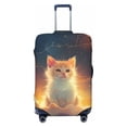 thumbnail image 1 of Lsque Starry Sky Constellation Cat Printed Luggage Cover, Travel Luggage Protector,Scratch and Dirt Resistant, Fits 18-32 Inch Luggage - Medium, 1 of 9