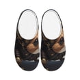 thumbnail image 1 of Lsque Steampunk Squirrel Pilot Pattern Womens Comfort Cotton on Scuff With Memory Foam and Anti-skid Sole Slipper-39/40, 1 of 7