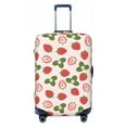 thumbnail image 1 of Lsque Strawberries And Leaf Printed Luggage Cover, Travel Luggage Protector,Scratch and Dirt Resistant, Fits 18-32 Inch Luggage - Small, 1 of 9