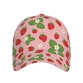thumbnail image 1 of Lsque Strawberries Baseball Cap Trucker Low Profile Hat Golf Dad Hat Adjustable Original Classic Unconstructed Plain Cap Men Women, 1 of 9