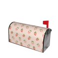 thumbnail image 1 of Lsque Strawberries Mailbox Cover Standard Size ,Magnetic Mailbox Covers Post Wraps Letter Box Cover -25.5x21 in, 1 of 9