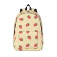 thumbnail image 1 of Lsque Strawberries Pattern Canvas Daypack, Durable Backpack, High-quality Versatile Backpack,Vintage Compact Backpack-Small, 1 of 6