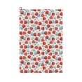 thumbnail image 1 of Lsque Strawberries Premium Golf Towel - Ultra Absorbent and Quick Drying Microfiber Towel with Carabiner - Gift for Men -24" X 16", 1 of 8