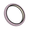 thumbnail image 1 of Lsque Strawberries Ultra Soft Car Steering Wheel Cover for Women, Standard 15 inch Size for Truck Van SUV Auto, 1 of 8