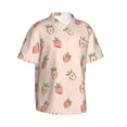 thumbnail image 1 of Lsque Strawberries pattern Hawaiian Shirt for Men, Unisex Summer Beach Casual Short Sleeve Button Down Shirts-X-Large, 1 of 9