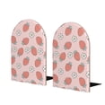 thumbnail image 1 of Lsque Strawberry And Flowers Printed Wood Bookends,Non-Skid Bookend for Shelves,Heavy Duty Support Bookends,Non-Slip Foam Pads for Office, Home, and Library,1 Pair, 1 of 8