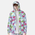thumbnail image 1 of Lsque Strawberry And Flowers UPF 50+ Lightweight Sun Protection Men's Women's Long Sleeve Shirt, Hoodie Performance -X-Large, 1 of 1