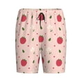 thumbnail image 1 of Lsque Strawberry Mens Sleep Pajama Shorts,Short Pajama Pants, Cotton Ultra-Soft Knit-XX-Large, 1 of 9