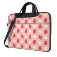 thumbnail image 1 of Lsque Strawberry Pattern Laptop Bag – Portable & Slim Single-Shoulder Computer Case with Adjustable Strap, Protective, Lightweight for 13”/14”/15.6” Laptops, 1 of 8