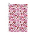 thumbnail image 1 of Lsque Strawberry Popsicle Premium Golf Towel - Ultra Absorbent and Quick Drying Microfiber Towel with Carabiner - Gift for Men -24" X 16", 1 of 8
