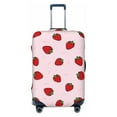 thumbnail image 1 of Lsque Strawberry Printed Luggage Cover, Travel Luggage Protector,Scratch and Dirt Resistant, Fits 18-32 Inch Luggage - Medium, 1 of 9