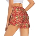 thumbnail image 1 of Lsque Strawberry Printed Women's Running Shorts with Liner Pockets,Elastic Quick Dry Workout Athletic Gym Yoga Shorts,Womens High Waist Shorts-Medium, 1 of 9
