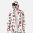 thumbnail image 1 of Lsque Strawberry UPF 50+ Lightweight Sun Protection Men's Women's Long Sleeve Shirt, Hoodie Performance -Large, 1 of 9