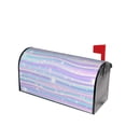 thumbnail image 1 of Lsque Striped Gradient Mailbox Cover Standard Size ,Magnetic Mailbox Covers Post Wraps Letter Box Cover -21x18 in, 1 of 9