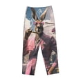 thumbnail image 1 of Lsque Stylish Kangaroo In Suit Print Women's Pajama Pants, Lounge Pant - Comfortable Home Wear,Elastic Waistband, Stylish Design-Medium, 1 of 9