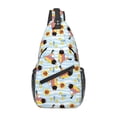 thumbnail image 1 of Lsque Submarine With Fishes Undersea Pattern Cross Chest Bag Diagonally – Premium Durable Front Chest Sling with Adjustable Padded Strap, High-Capacity Storage, 1 of 8